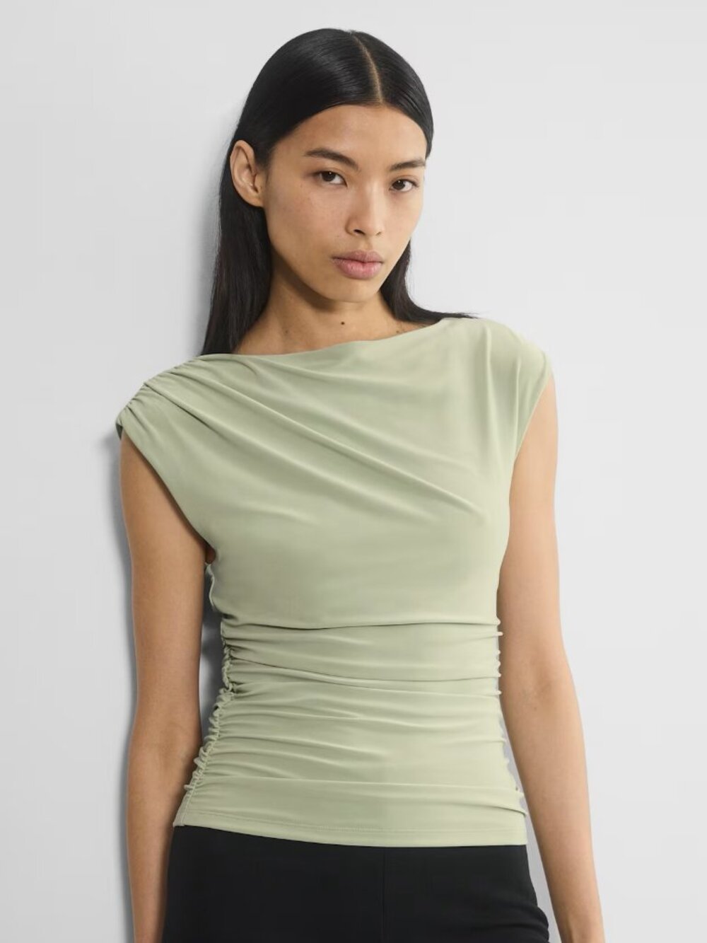 Aritzia Wilfred Smooth Matter Roxanne Top M NWT